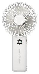 Ventilateur portable NEF03 Blanc - Batterie 3600mAh - Rechargeable