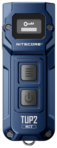 Lampe porte-clés TUP2 Bleue - 1200Lm - Dim : 70mm x 27mm x 30mm