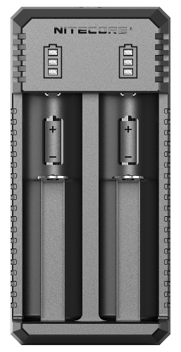 Chargeur micro-USB 2 accu - 800mA x2 max