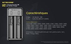 Chargeur micro-USB 2 accu - 800mA x2 max