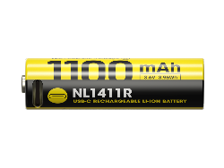 Accu Li-ion 14500 - Capacité 1100mAh - 3,6V