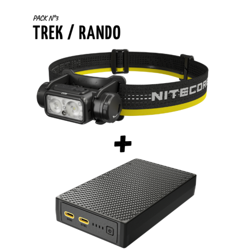 Pack Trek 4-5 Jours : NU53 + NB20000G3 20000mAh