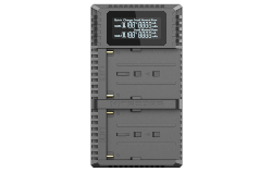 Chargeur USN3 PRO pour batteries d’appareil photo – Compatible Sony NP-FM500H/NP-F730/NP-F750/NP-F77