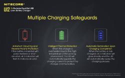 Chargeur micro-USB 2 accu - 800mA x2 max