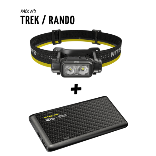 Pack Trek 2-3 Jours : NU40 + NB PLUS 10000mAh