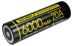 Batterie Rechargeable 21700 Li-ion Haute Performance - Capacité 60000mAh  - 3,6V