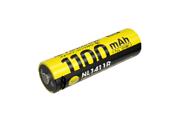 Accu Li-ion 14500 - Capacité 1100mAh - 3,6V